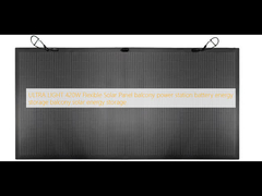 ULTRA LIGHT 420W Flexible Solar Panel balcony power station battery energy storage balcony solar energy storage