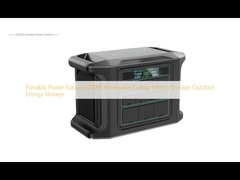 Portable Power Station 2200W Renewable Energy Battery Storage Outdoor Energy Storage