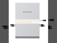 LiFePO4 Battery Balcony Energy Storage 2400Wh Emergency Supply Power Station