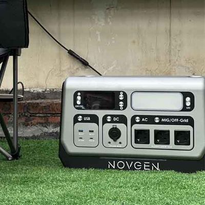 Balcony Solar Portable Energy Storage Power Station 2048WH 2200W Free Installation